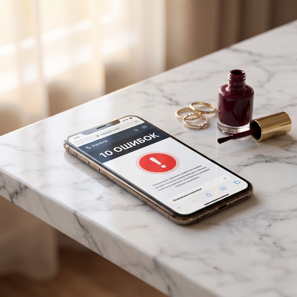 10 ошибок на сайте мастера маникюра, которые убивают конверсию