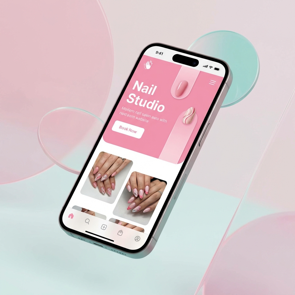 Сайт для мастера маникюра