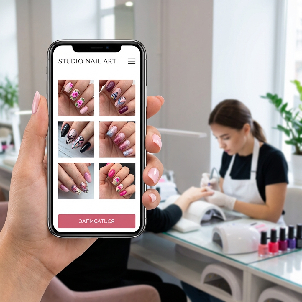 Сайт для мастера маникюра под ключ
